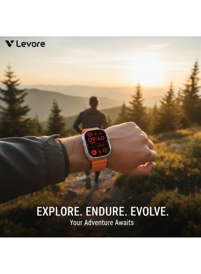 Levore Smart Watch   2.05" Big Screen-Gold - Image 4